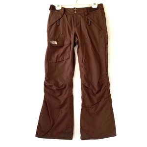 •The North Face• Brown HyVent Snow Pants